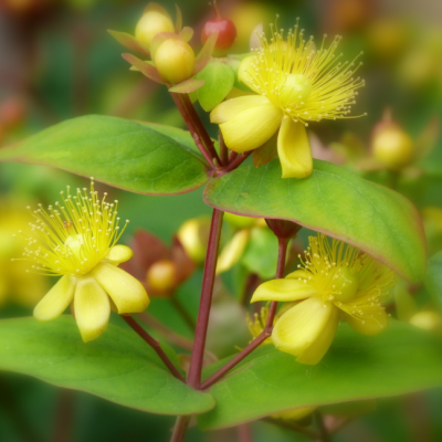 Зверобой жимолостелистный Элстид Зверобой жимолостелистный Элстид фото